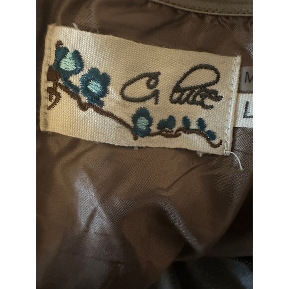 C. Luce Strapless Rosette Lace Cocktail Dress, Black, Size Large - Picture 6 of 7